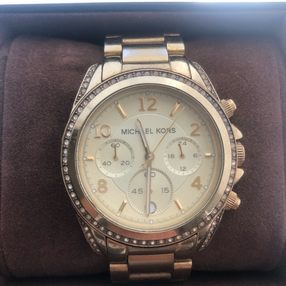 Used Michael Kors watch gold